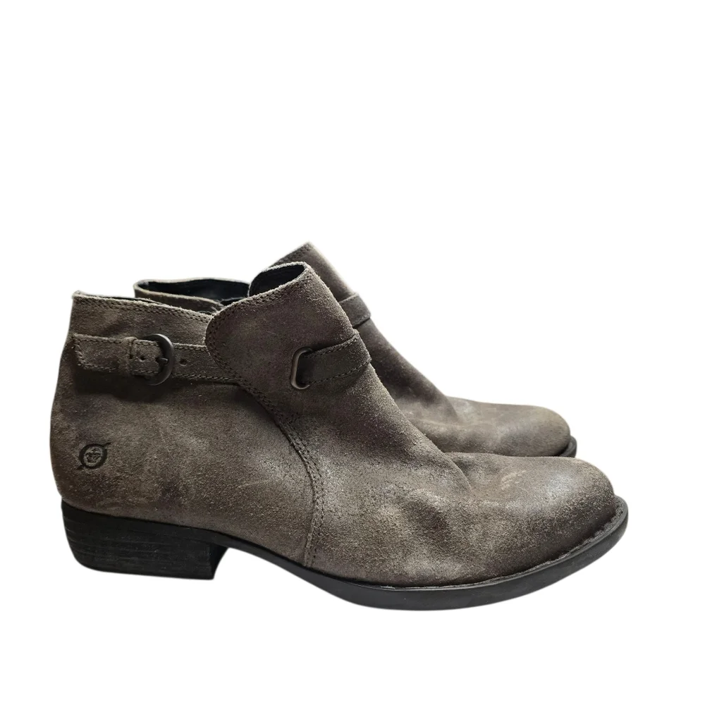 Born Leather Ankle Booties 9.5M
